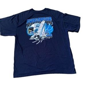 Kennedy Space Center Endeavour STS-126 T-Shirt Size XL Blue 2008 Ondeck Tee